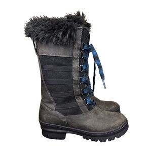 Keen Wapato Waterproof Tall Leather Suede Women's Winter Boots